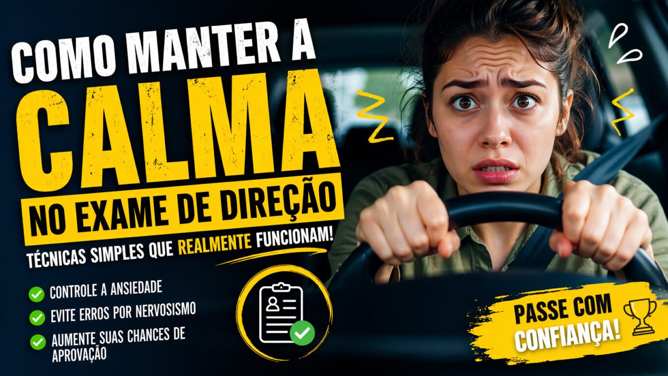 Como manter a calma no exame de direção